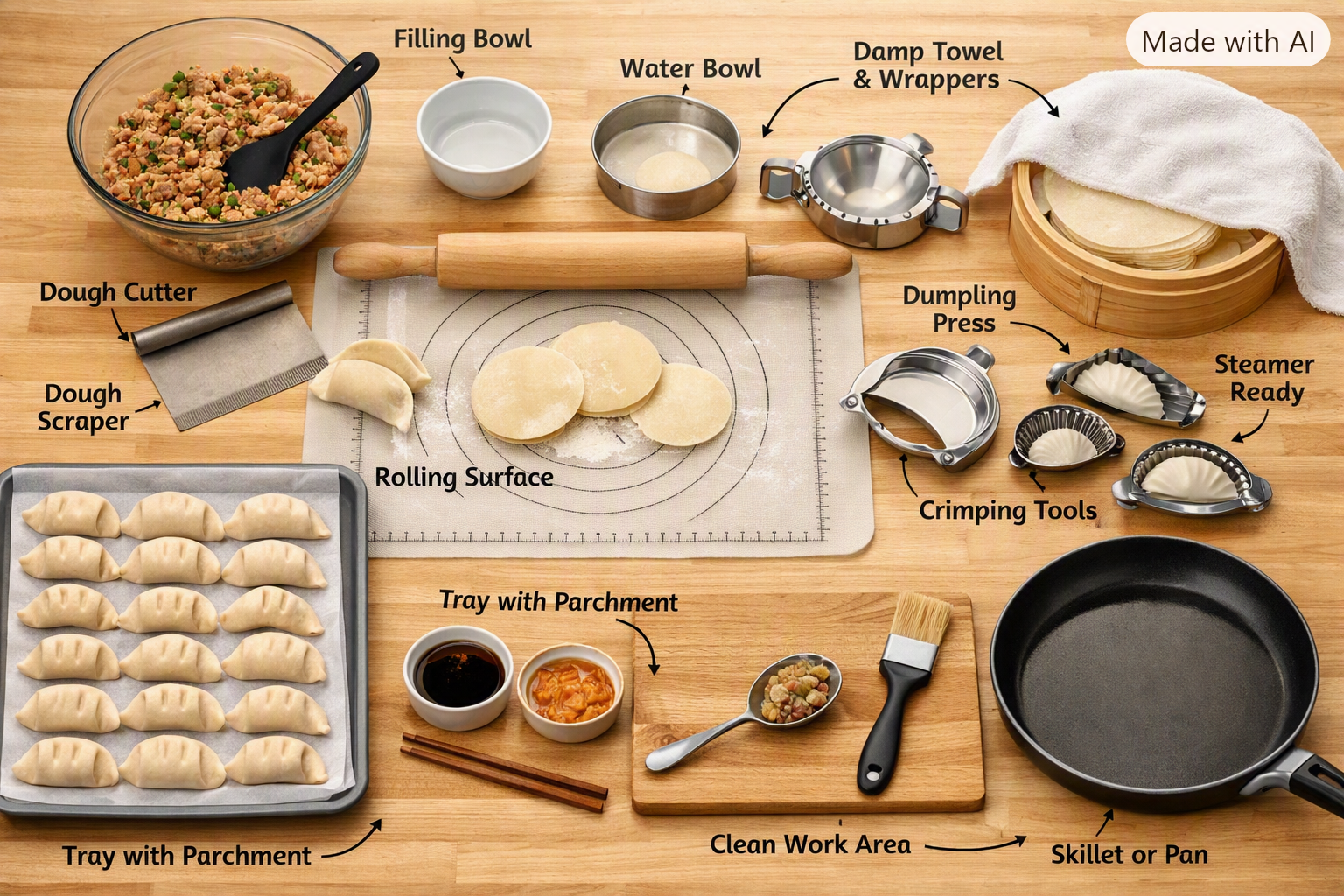 Dumplings - Authentic Recipes, Wrappers, Fillings, Folding Techniques, and Traditional Sauces from Around the Globe - Image 5
