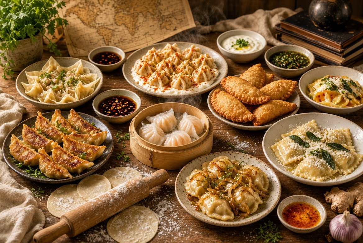 Dumplings - Authentic Recipes, Wrappers, Fillings, Folding Techniques, and Traditional Sauces from Around the Globe - Image 7