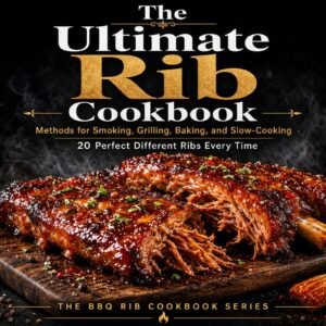 The Ultimate Rib Cookbook featuring smoked, grilled, baked, and slow-cooked rib recipes