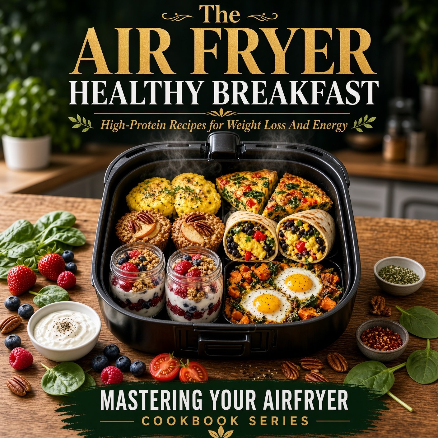 Air Fryer - High-Protein Recipes for Weight Loss & Energy Made With Your Air Fryer - Image 2