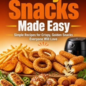 air fryer snacks book cover