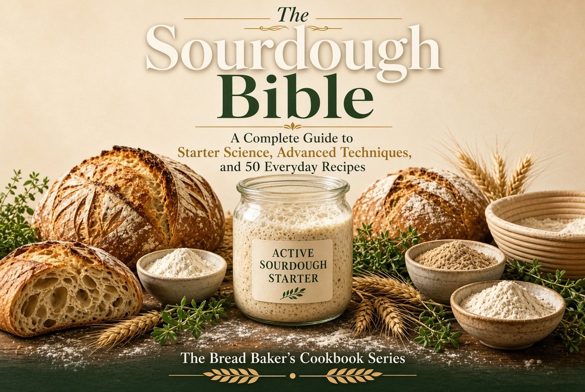 Bread - The Sourdough Bible A Complete Guide to Starter Science, Advanced Techniques, and 50 Everyday Recipes